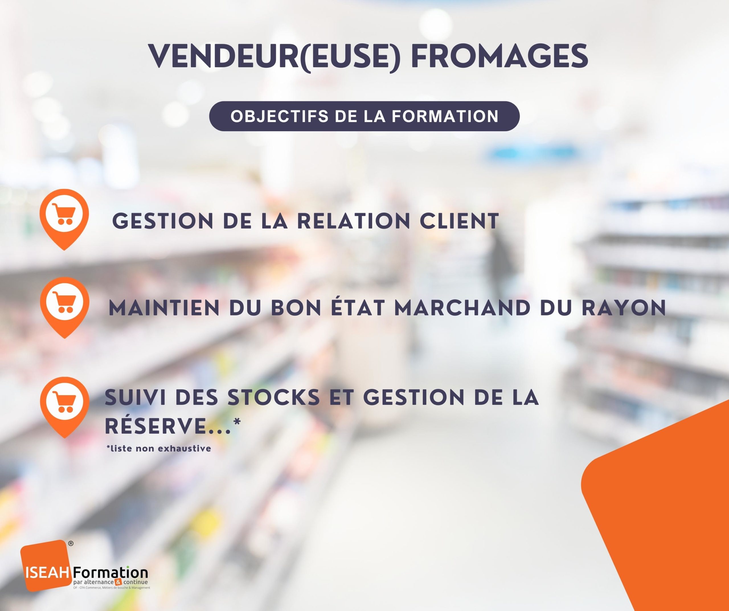 Vendeur fromages