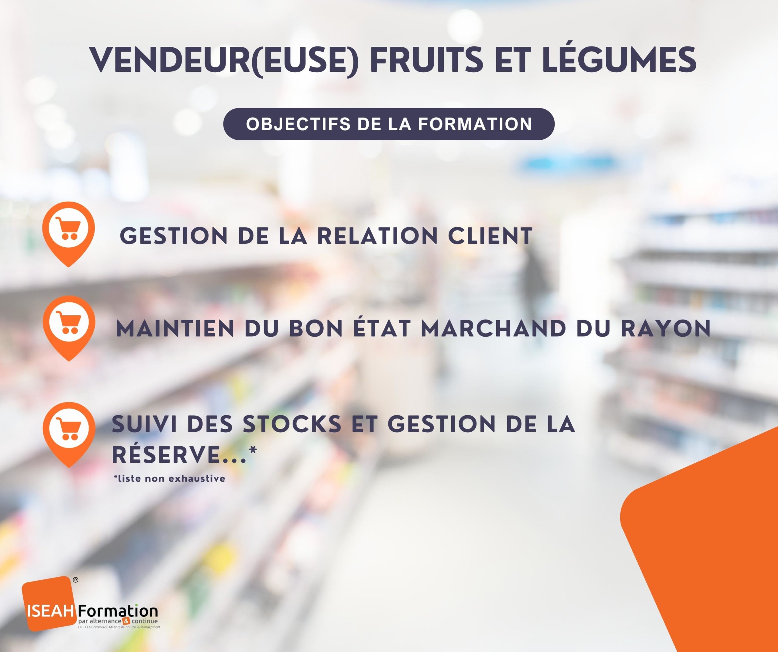 Vendeur fruits et légumes