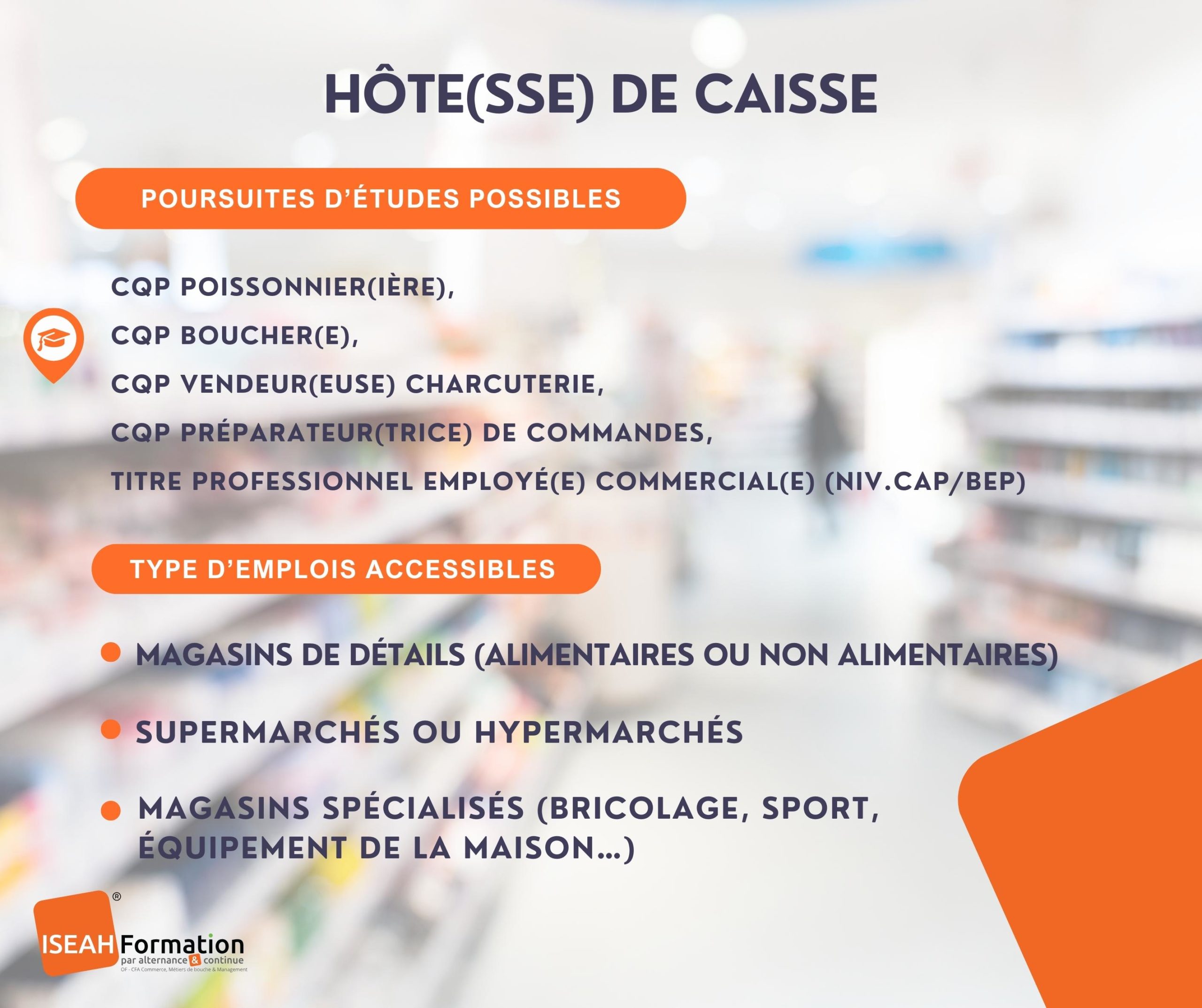 Hôte(sse) de caisse