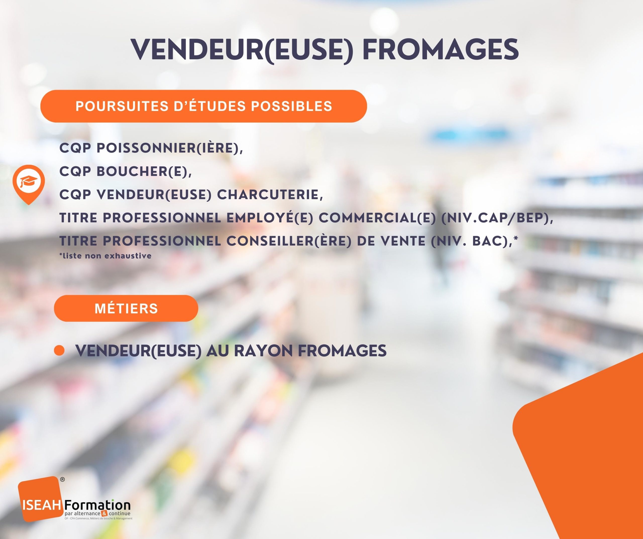 Vendeur fromages
