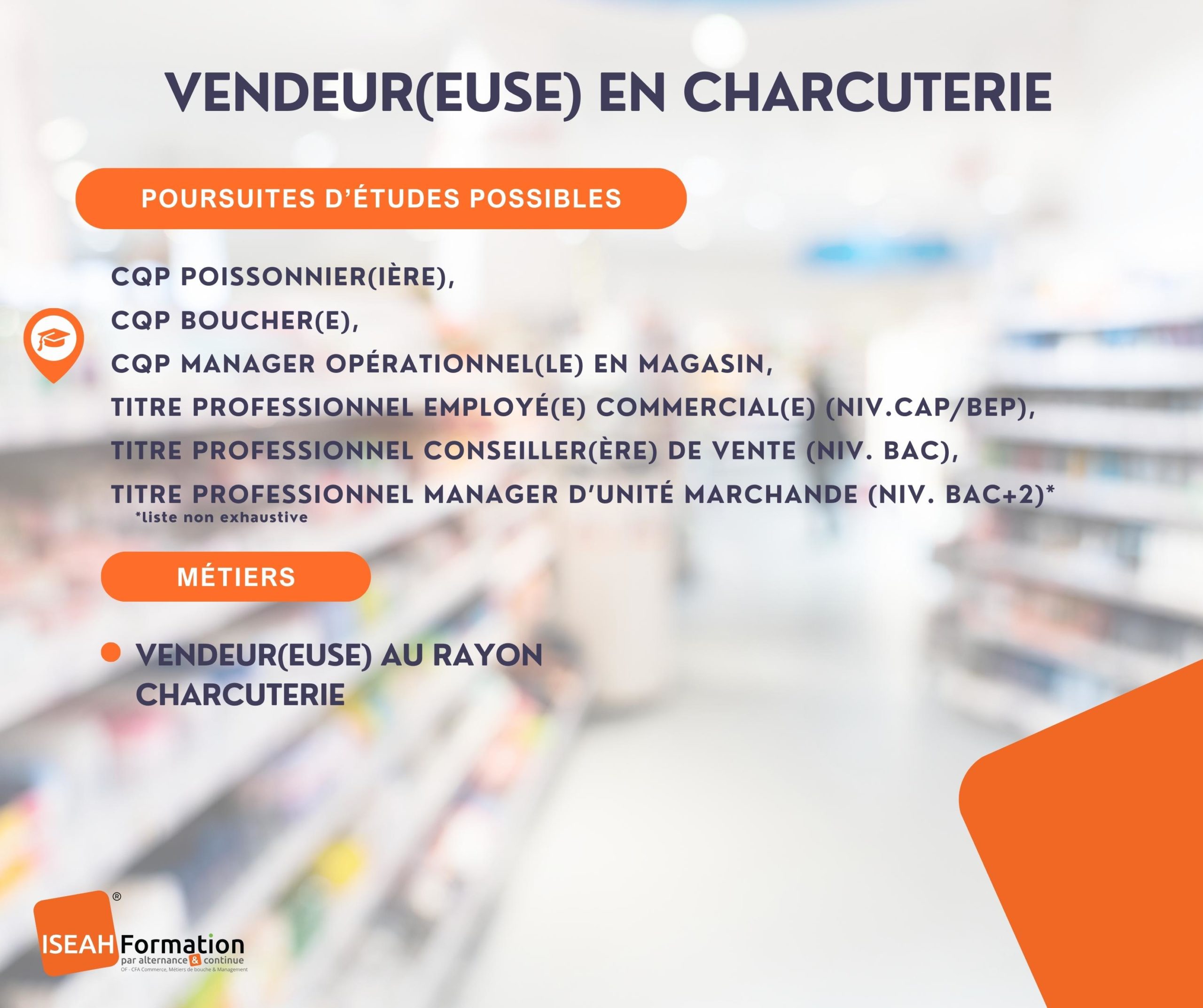 Vendeur en charcuterie